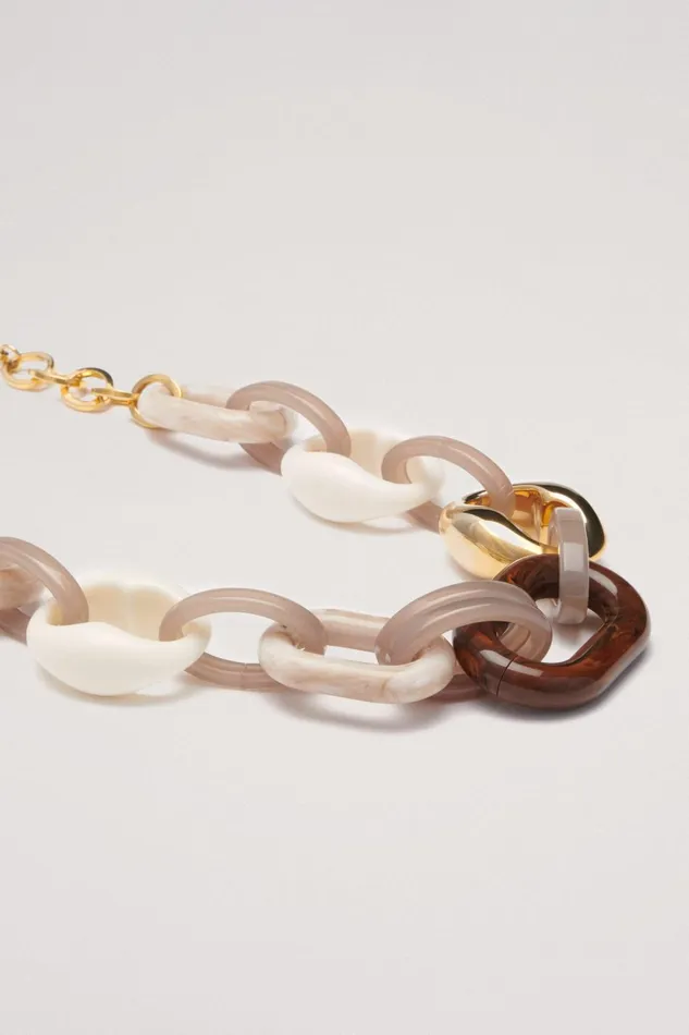 Luisa Spagnoli Bijoux Women Nantua Beigegold