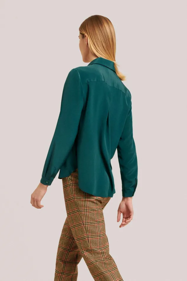 Luisa Spagnoli Blouses And Shirts Women Labirinto Bottlegreen Luisa Spagnoli Blouses And Shirts Women Labirinto Bottlegreen