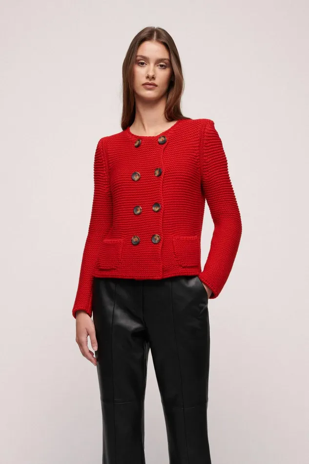 Luisa Spagnoli Cardigan Women Mordente Red