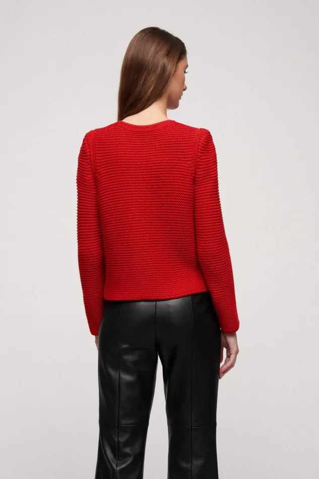Luisa Spagnoli Cardigan Women Mordente Red Luisa Spagnoli Cardigan Women Mordente Red