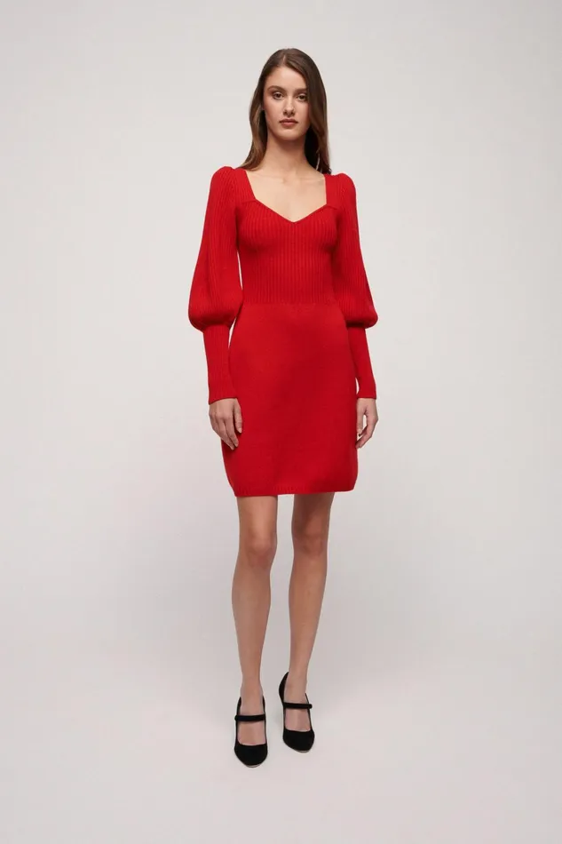 Luisa Spagnoli Dresses and Jumpsuits Women Merino Red