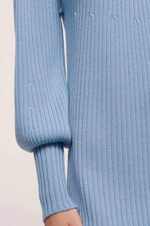 Luisa Spagnoli Dresses and Jumpsuits Women Metius Light Blue Luisa Spagnoli Dresses and Jumpsuits Women Metius Light Blue