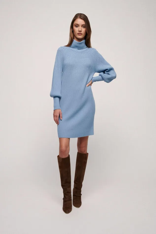Luisa Spagnoli Dresses and Jumpsuits Women Metius Light Blue Luisa Spagnoli Dresses and Jumpsuits Women Metius Light Blue