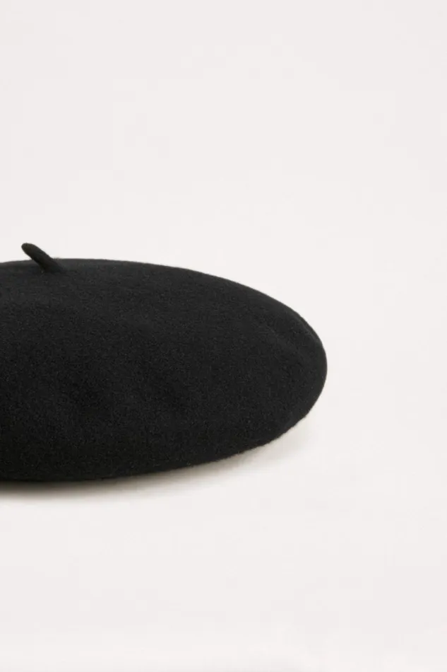 Luisa Spagnoli Gloves And Hats Women Remigio Black Luisa Spagnoli Gloves And Hats Women Remigio Black