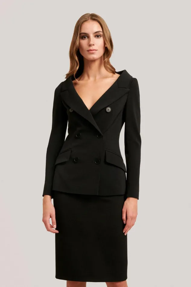 Luisa Spagnoli Jackets and Blazers Women Scarabeo Black