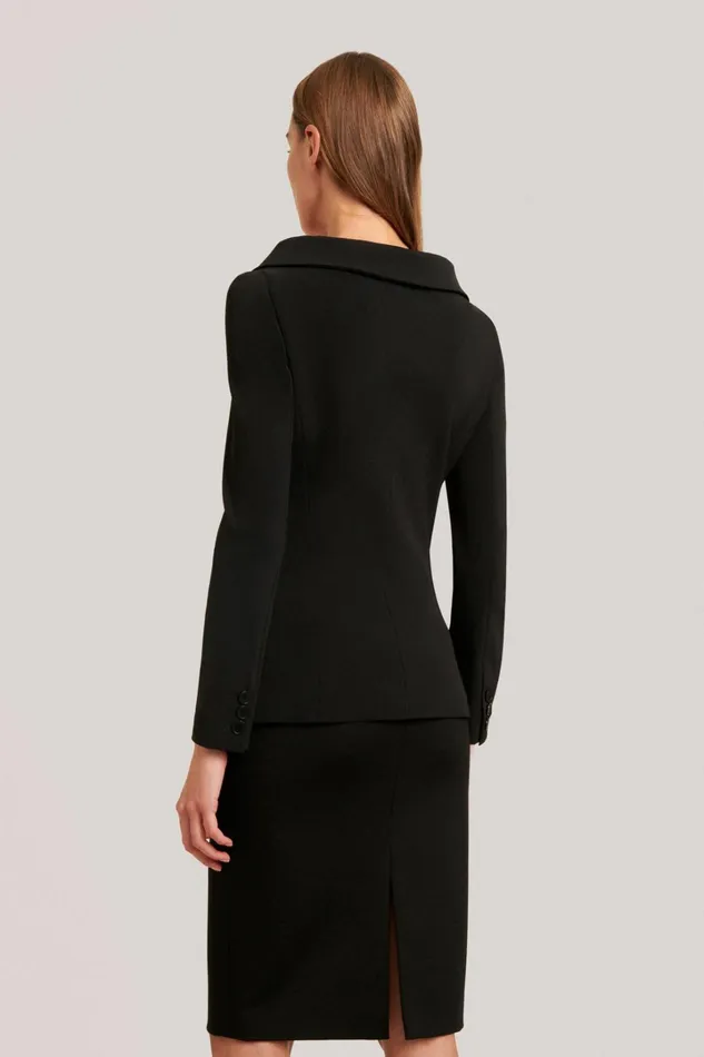 Luisa Spagnoli Jackets and Blazers Women Scarabeo Black Luisa Spagnoli Jackets and Blazers Women Scarabeo Black