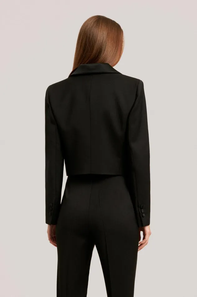 Luisa Spagnoli Jackets and Blazers Women Schiarita Black Luisa Spagnoli Jackets and Blazers Women Schiarita Black