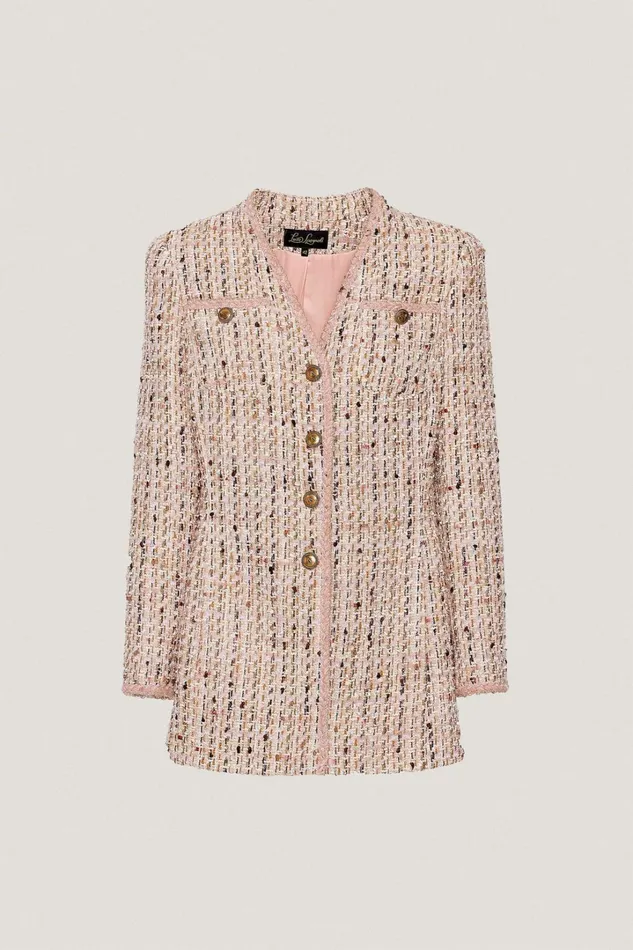 Luisa Spagnoli Jackets and Blazers Women Sentimento Pink Luisa Spagnoli Jackets and Blazers Women Sentimento Pink