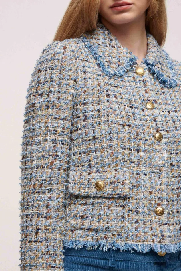 Luisa Spagnoli Jackets and Blazers Women Sevoli Light Blue Luisa Spagnoli Jackets and Blazers Women Sevoli Light Blue