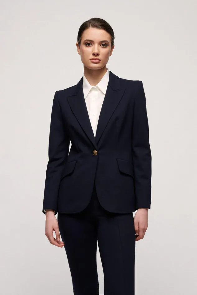 Luisa Spagnoli Jackets and Blazers Women Singolare Blue