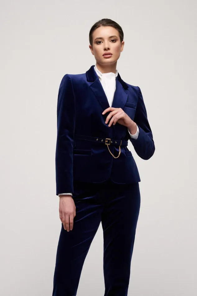 Luisa Spagnoli Jackets and Blazers Women Strenna Blue