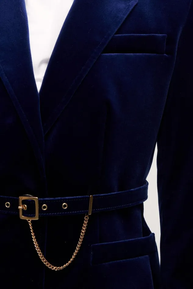 Luisa Spagnoli Jackets and Blazers Women Strenna Blue Luisa Spagnoli Jackets and Blazers Women Strenna Blue