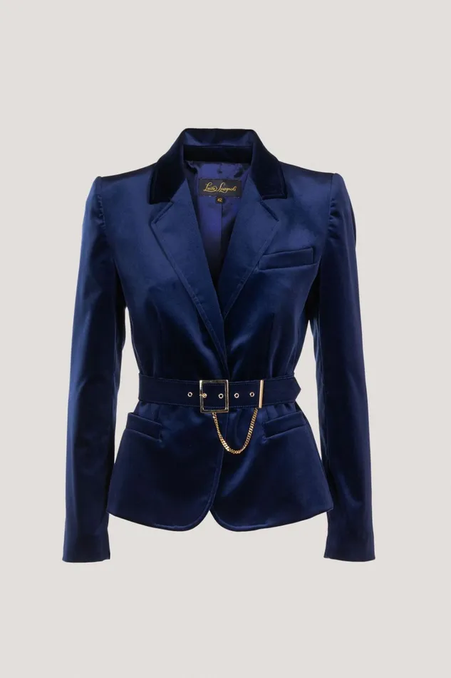 Luisa Spagnoli Jackets and Blazers Women Strenna Blue Luisa Spagnoli Jackets and Blazers Women Strenna Blue