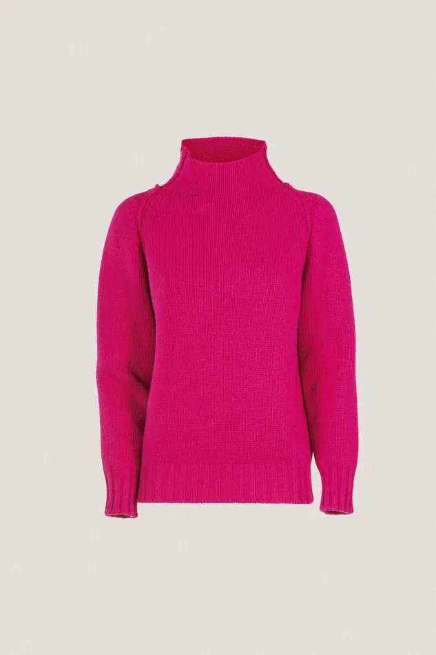 Luisa Spagnoli Knitwear Women Calandra Fuchsia Luisa Spagnoli Knitwear Women Calandra Fuchsia