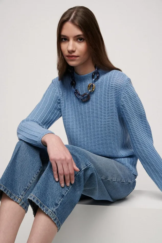 Luisa Spagnoli Knitwear Women Magia Light Blue Luisa Spagnoli Knitwear Women Magia Light Blue