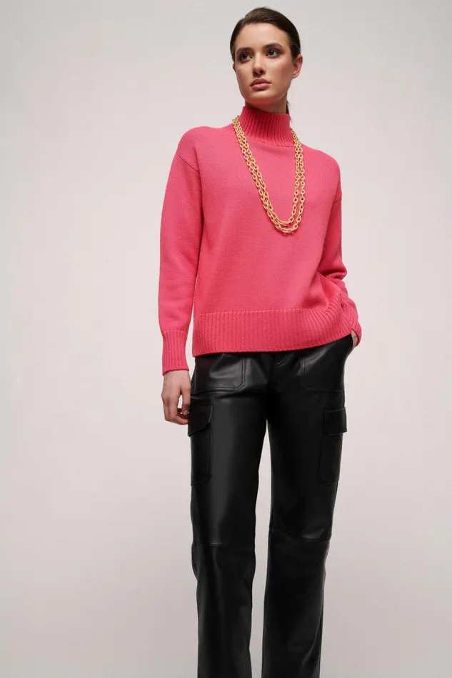 Luisa Spagnoli Knitwear Women Margotta Fuchsia Luisa Spagnoli Knitwear Women Margotta Fuchsia