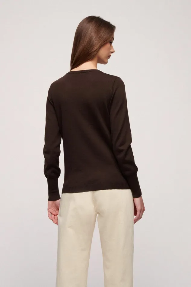 Luisa Spagnoli Knitwear Women Mossa Brown Luisa Spagnoli Knitwear Women Mossa Brown