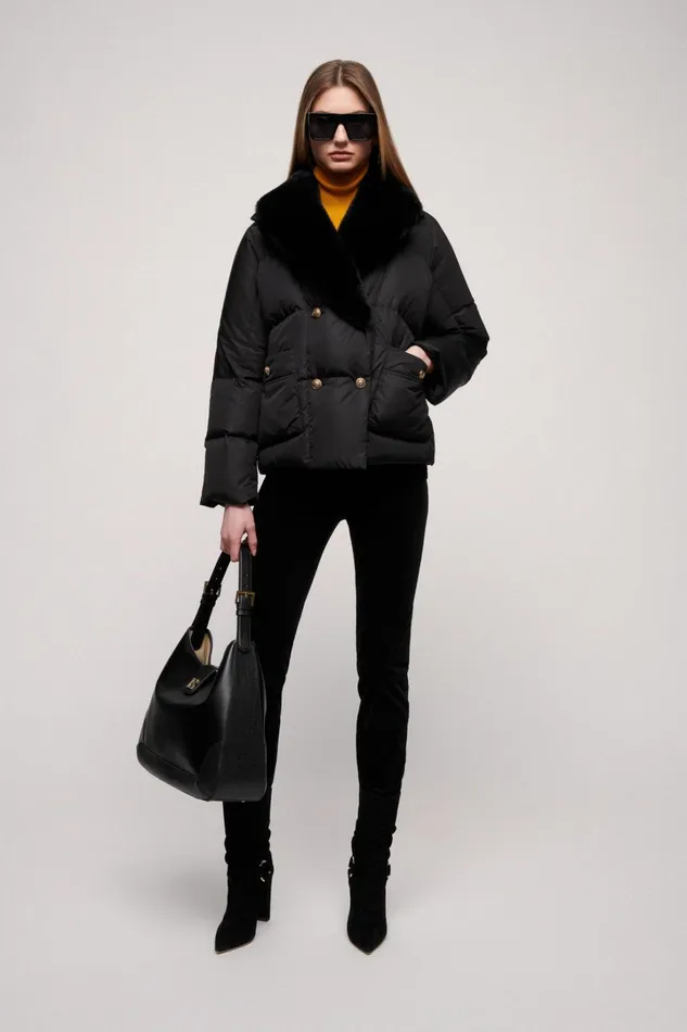 Luisa Spagnoli Outerwear Women Saccente Black Luisa Spagnoli Outerwear Women Saccente Black