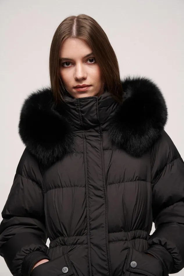 Luisa Spagnoli Outerwear Women Siamesi Black Luisa Spagnoli Outerwear Women Siamesi Black