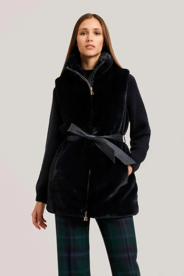 Luisa Spagnoli Outerwear Women Sincerita Blue Luisa Spagnoli Outerwear Women Sincerita Blue