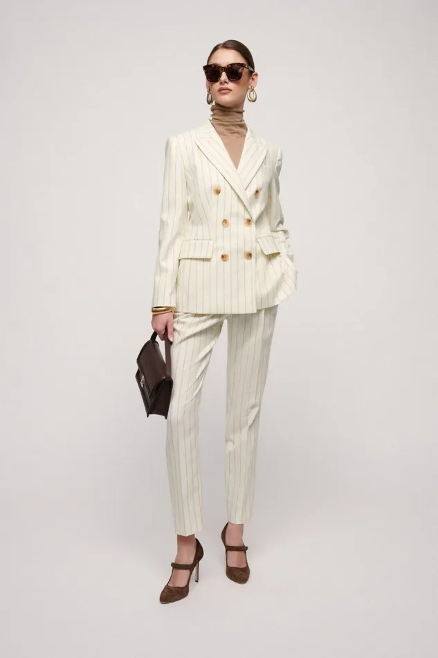 Luisa Spagnoli Pants Women Otaria Creamgold Luisa Spagnoli Pants Women Otaria Creamgold