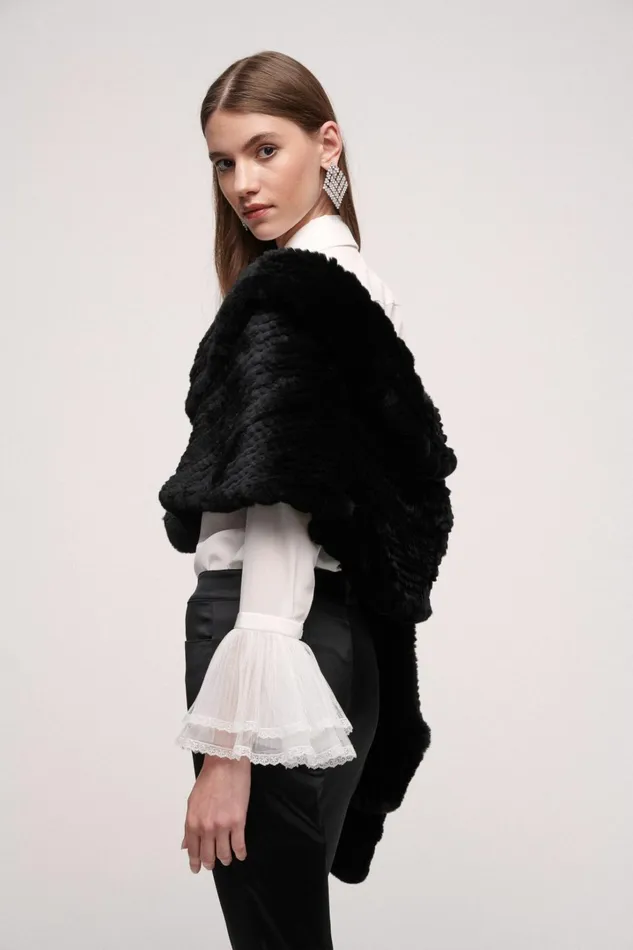 Luisa Spagnoli Scarves And Foulards Women Romanza Black