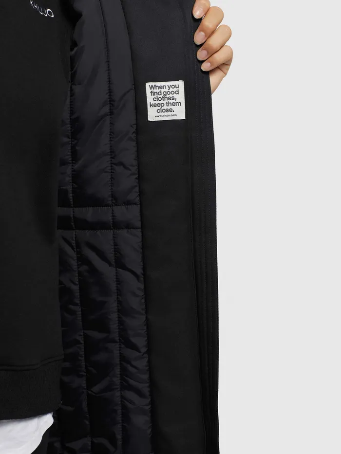 Mantel LISAD Schwarz Schwarz Parkas KHUJO Women