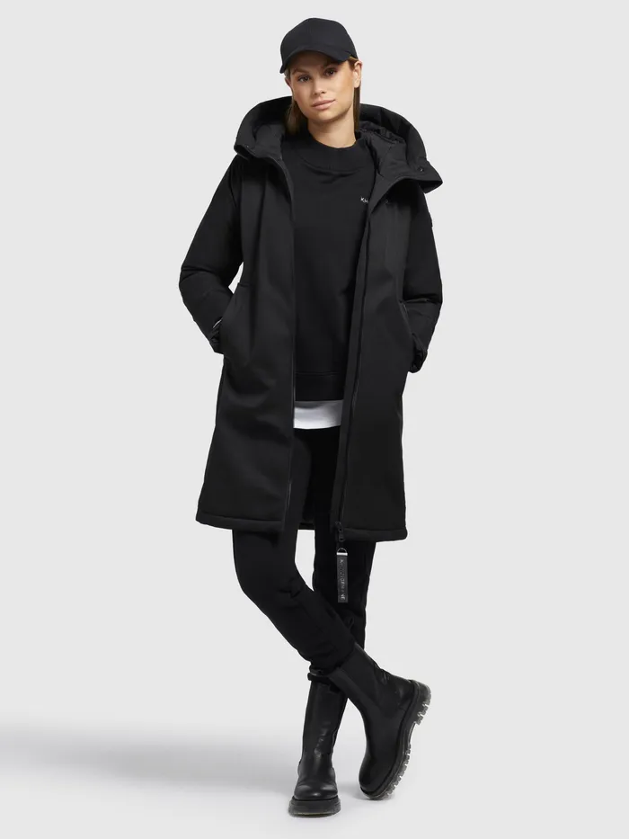 Mantel LISAD Schwarz Schwarz Parkas KHUJO Women