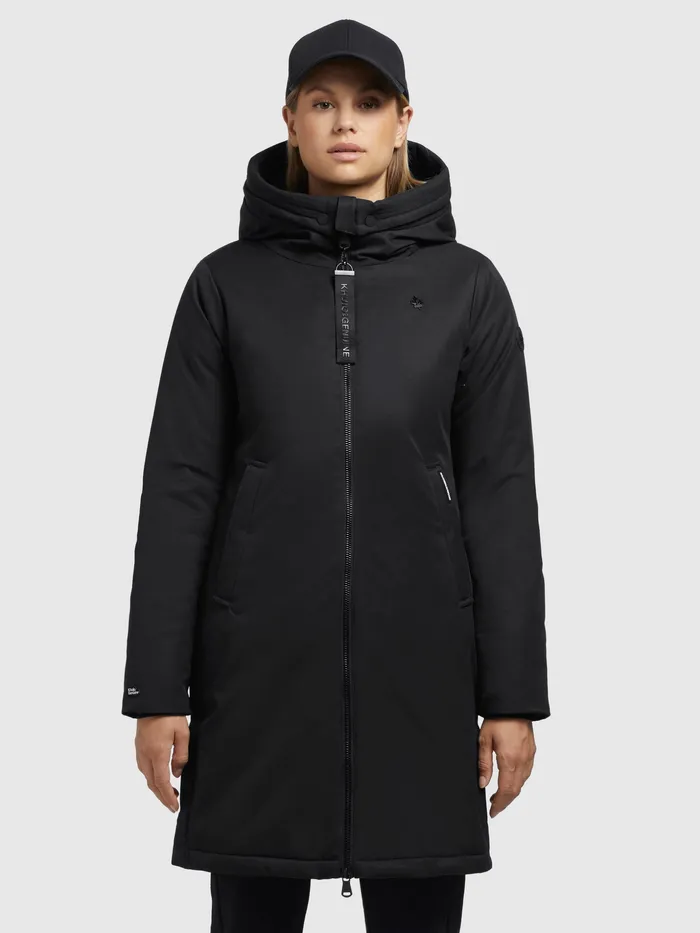 Mantel LISAD Schwarz Schwarz Parkas KHUJO Women