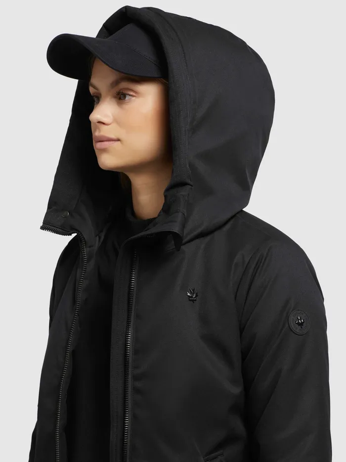 Mantel LISAD Schwarz Schwarz Parkas KHUJO Women