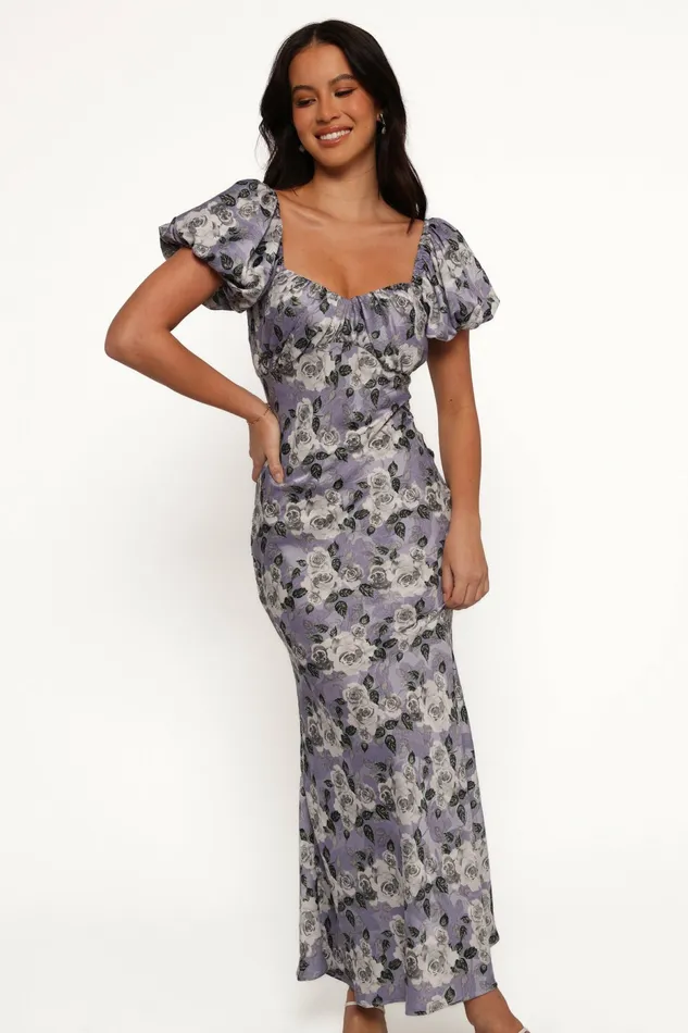 Marjorie Midi Dress Lavender Women Dresses Petal and Pup