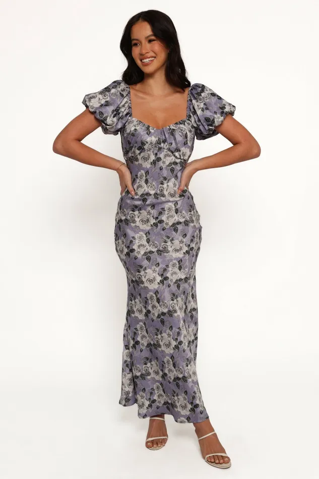 Marjorie Midi Dress Lavender Women Dresses Petal and Pup