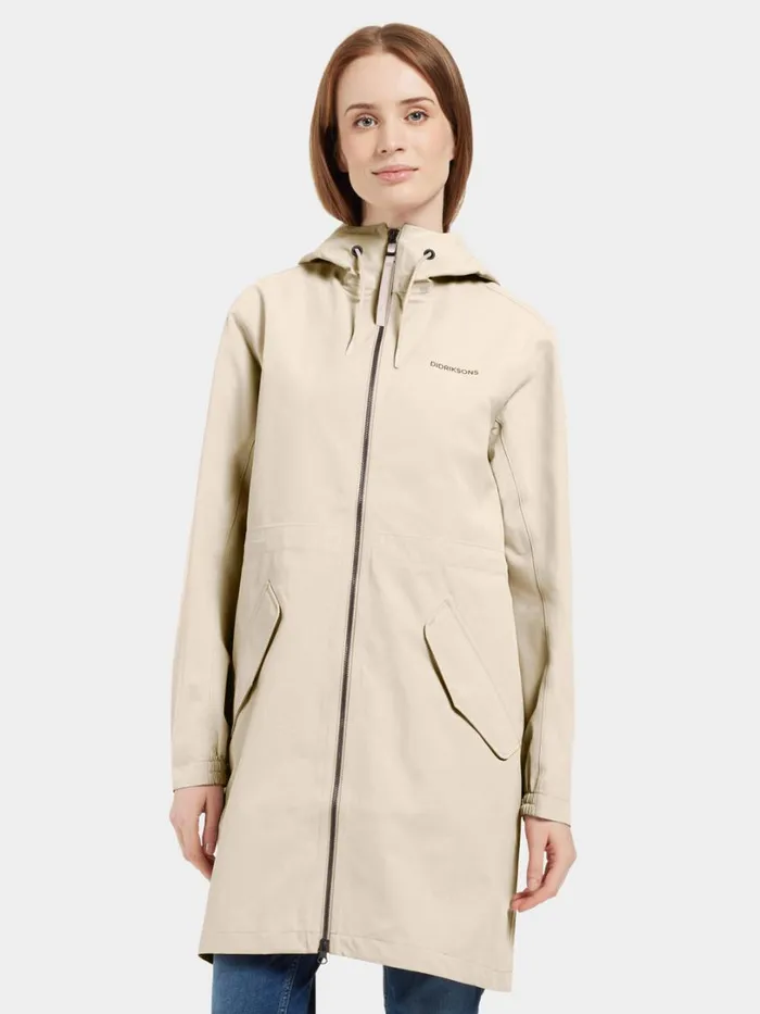 Marta Parka Clay Beige Women Didriksons Spring Jackets