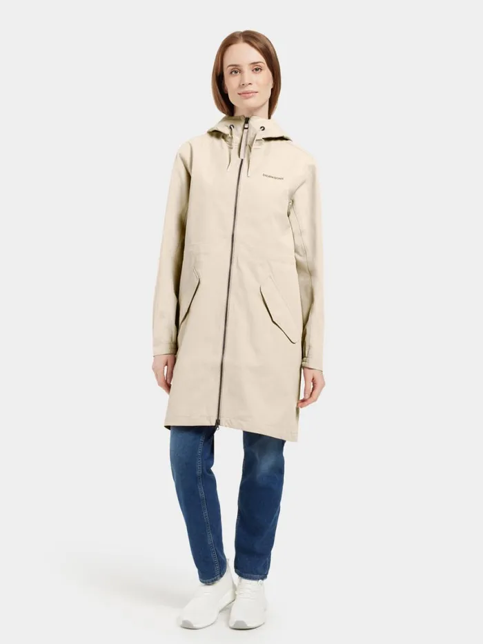 Marta Parka Clay Beige Women Didriksons Spring Jackets