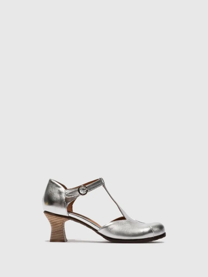 Mary Jane Shoes BEMI279FLY SILVER Women Fly London Shoes