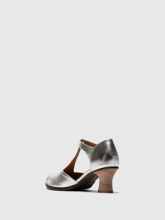 Mary Jane Shoes BEMI279FLY SILVER Women Fly London Shoes