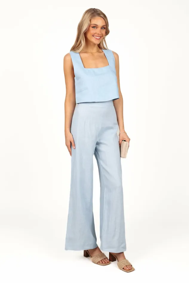Matching Sets Women Devlin Pant Blue Petal and Pup
