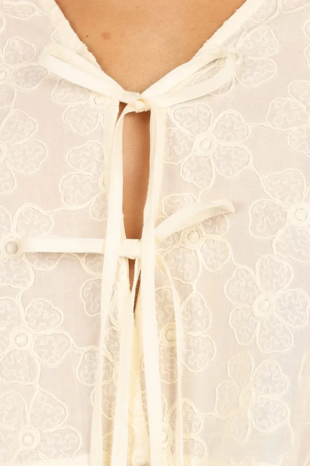 Matching Sets Women Petal and Pup Hanna Short Set Cream