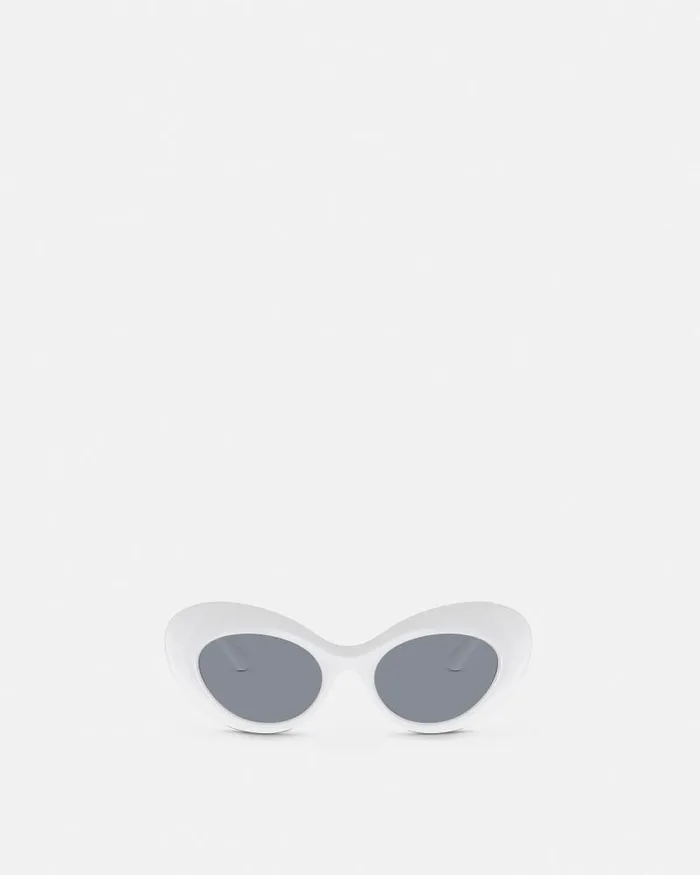 Maxi La Medusa Oval Sunglasses Havana Women Versace Sunglasses