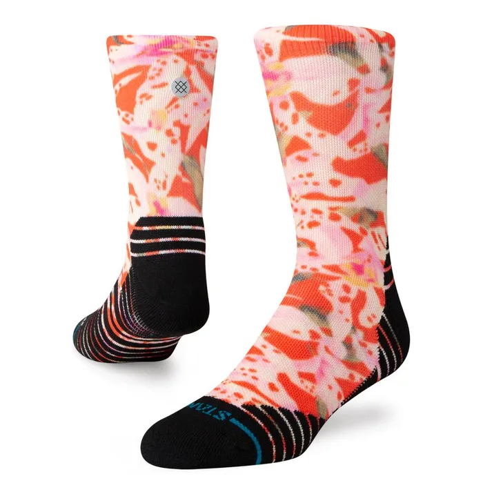 Medium Performance Crew Socks Mid Encyclia 8211 Red Women Stance Crew