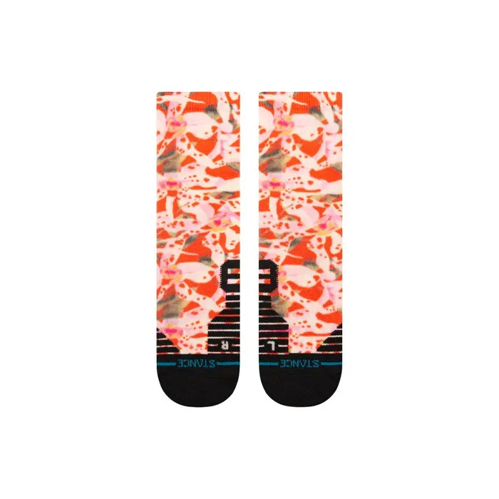 Medium Performance Crew Socks Mid Encyclia 8211 Red Women Stance Crew