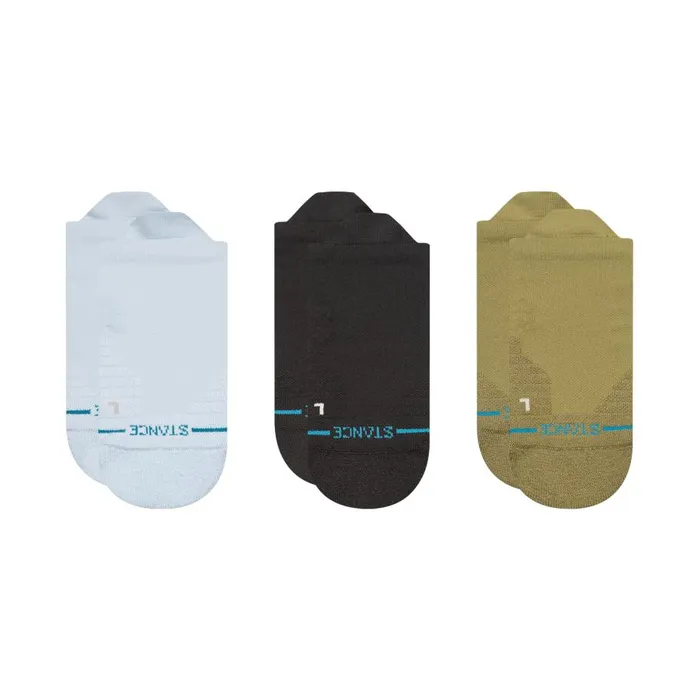 Medium Performance Tab Socks 3 Pack Iconic 8211 Iceblue MenWomen Stance Tab