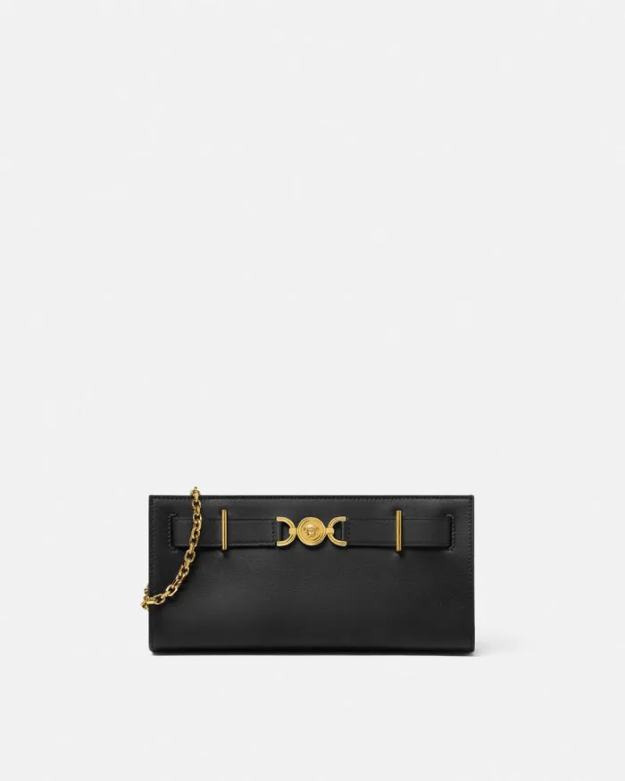 Medusa 03995 Clutch Blackgold Women Versace Mini Bags and Clutches