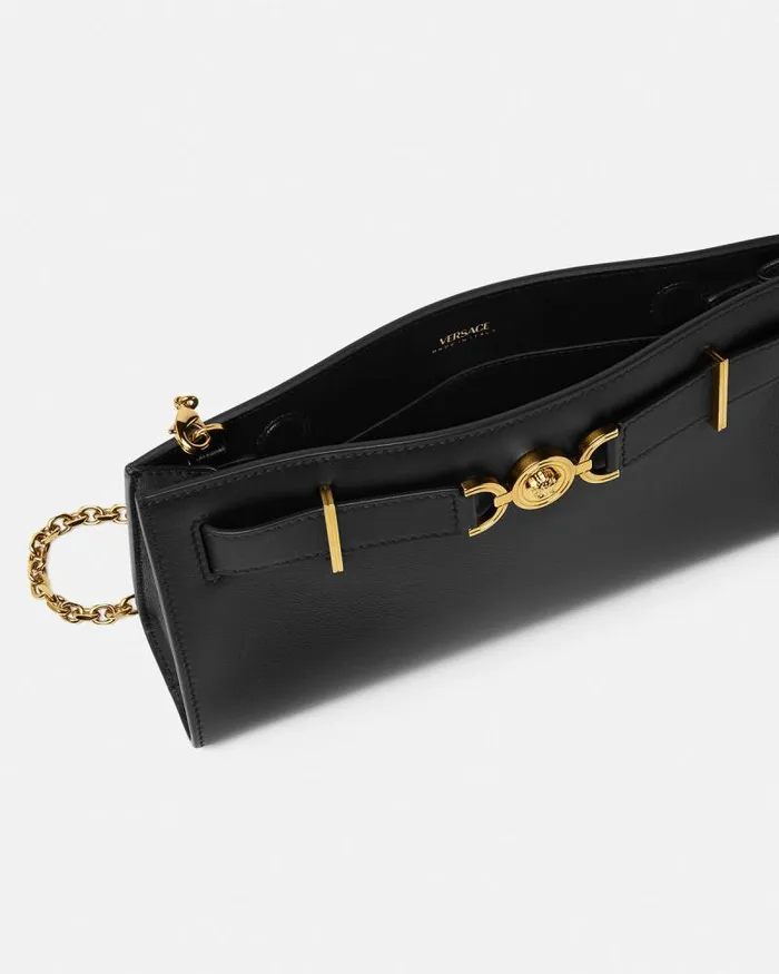 Medusa 03995 Clutch Blackgold Women Versace Mini Bags and Clutches