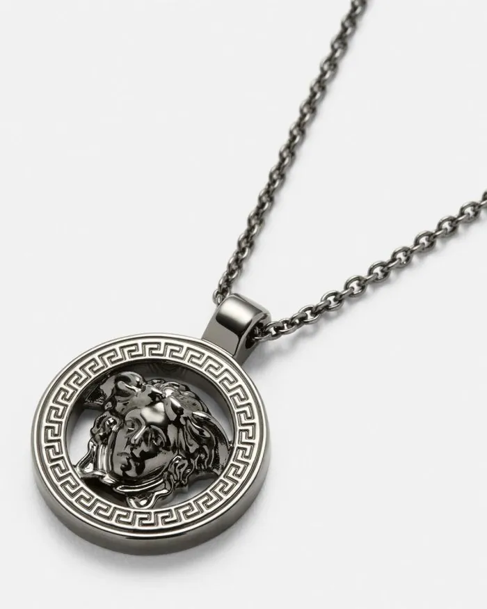 Medusa 03995 Pendant Necklace Silver WomenMen Versace Necklaces