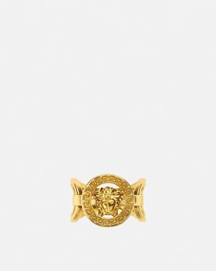 Medusa 03995 Ring Light Gold WomenMen Versace Rings