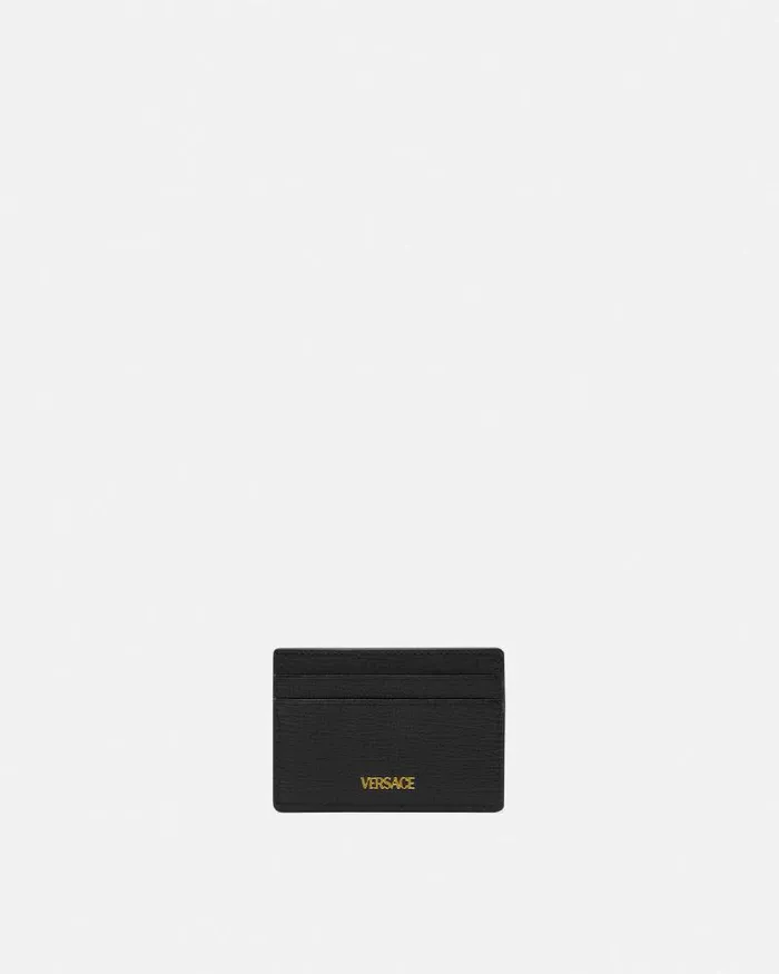 Medusa Biggie Cardholder Blackgold Men Versace Wallets