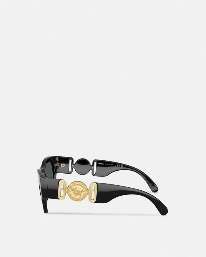 Medusa Biggie Sunglasses Blackgold Men Versace Sunglasses