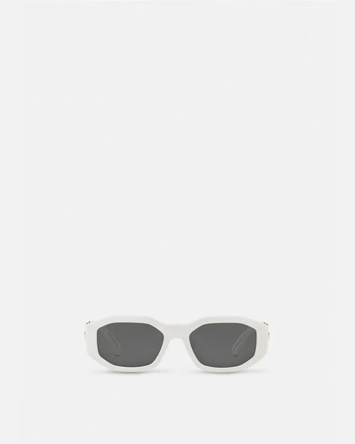 Medusa Biggie Sunglasses White WomenMen Versace Sunglasses