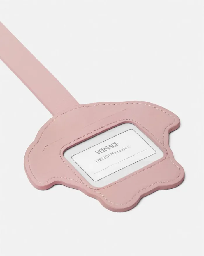 Medusa Kids Luggage Tag Light Pink Children Versace Accessories
